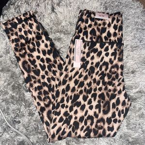 Leopard Print Crossover Victoria Secret Leggings